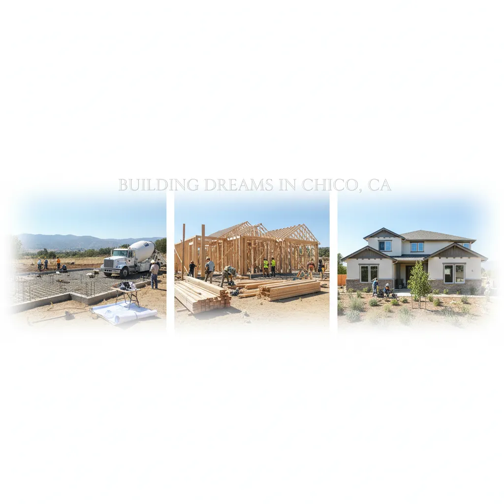 chico custom home construction steps