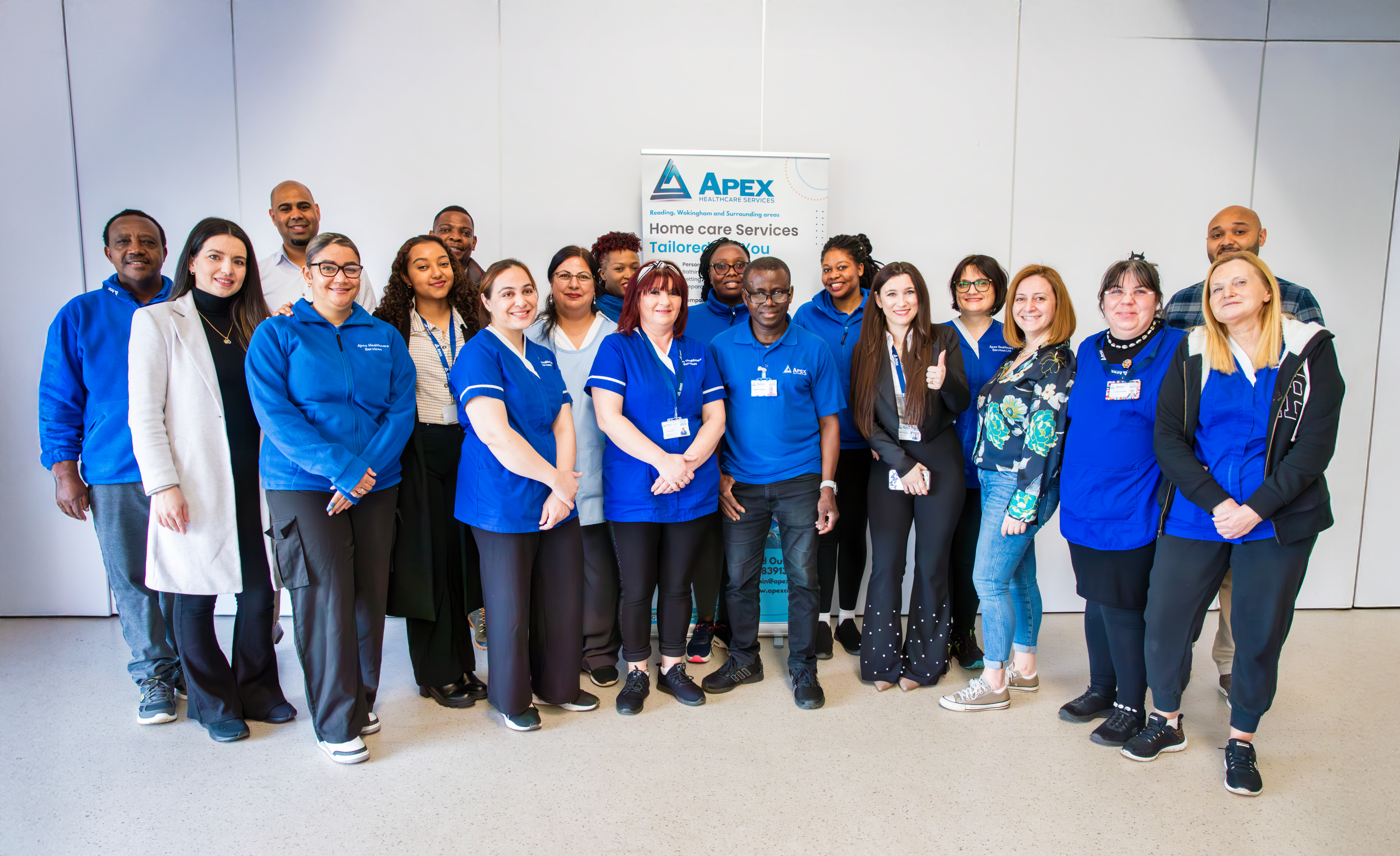 Apex Healthcare Services Team providing homecare and live in services in care