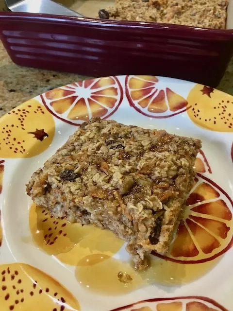 Carrot & Oat Breakfast Bake by Be in the Kitchen