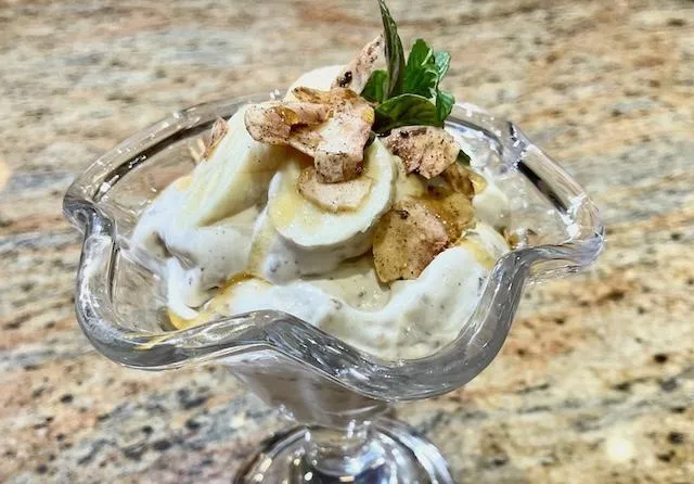 Banana, rum and coconut ice cream by Be in the Kitchen