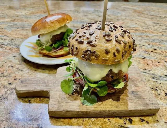 Stacked Burgers by Be in the Kitchen