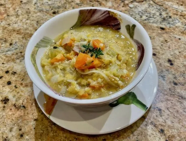 Red Lentil and Vegetable Soup by Be in the Kitchen