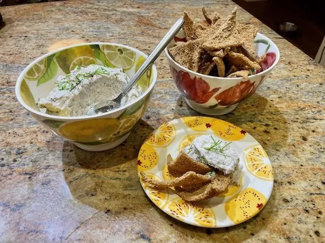Smoked Mackerel Pate with Melba Toast by Be in the Kitchen