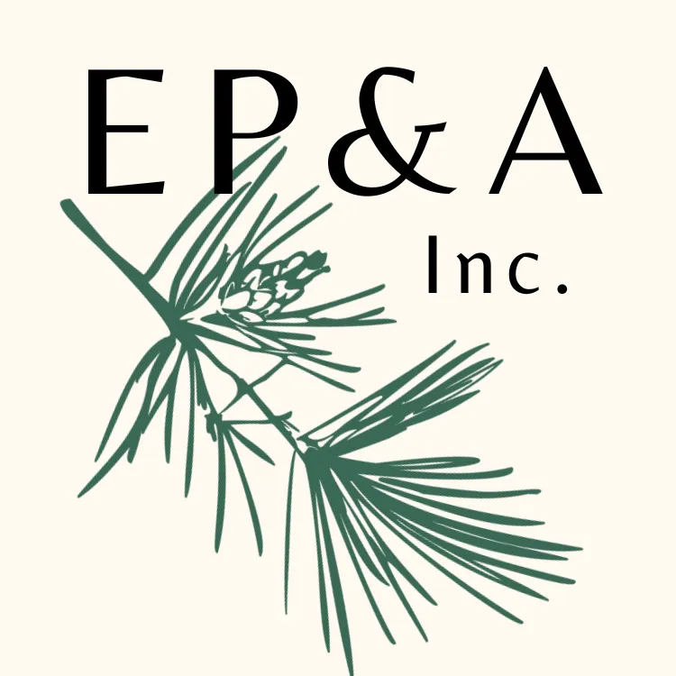 EPower and Associates square logo of EPA Inc and a pine tree branch