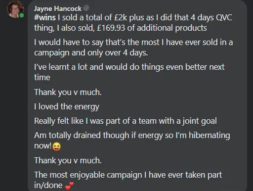 Copywriting Academy Feedback Jayne Hancock