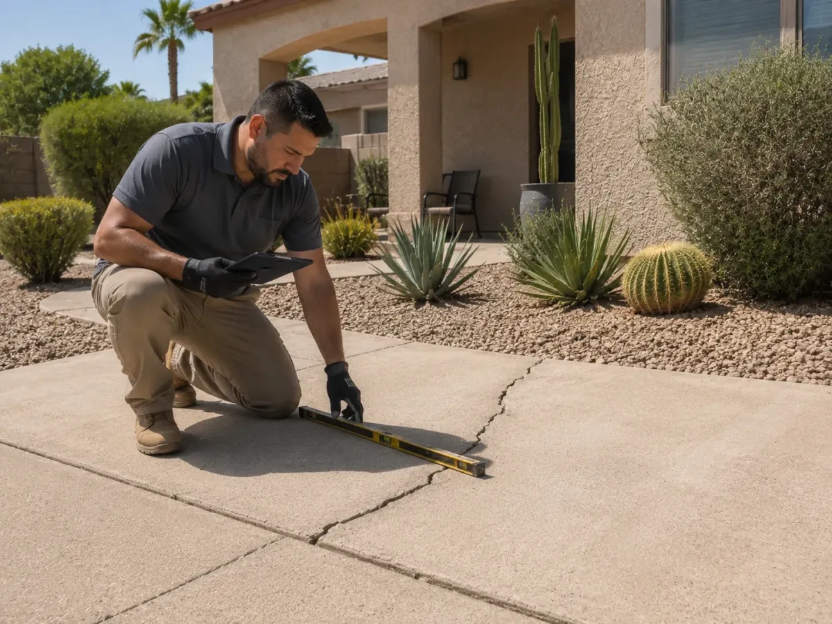 repair of your concrete like this photo of our finished work can cost less time and money