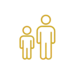 niños y adultos
