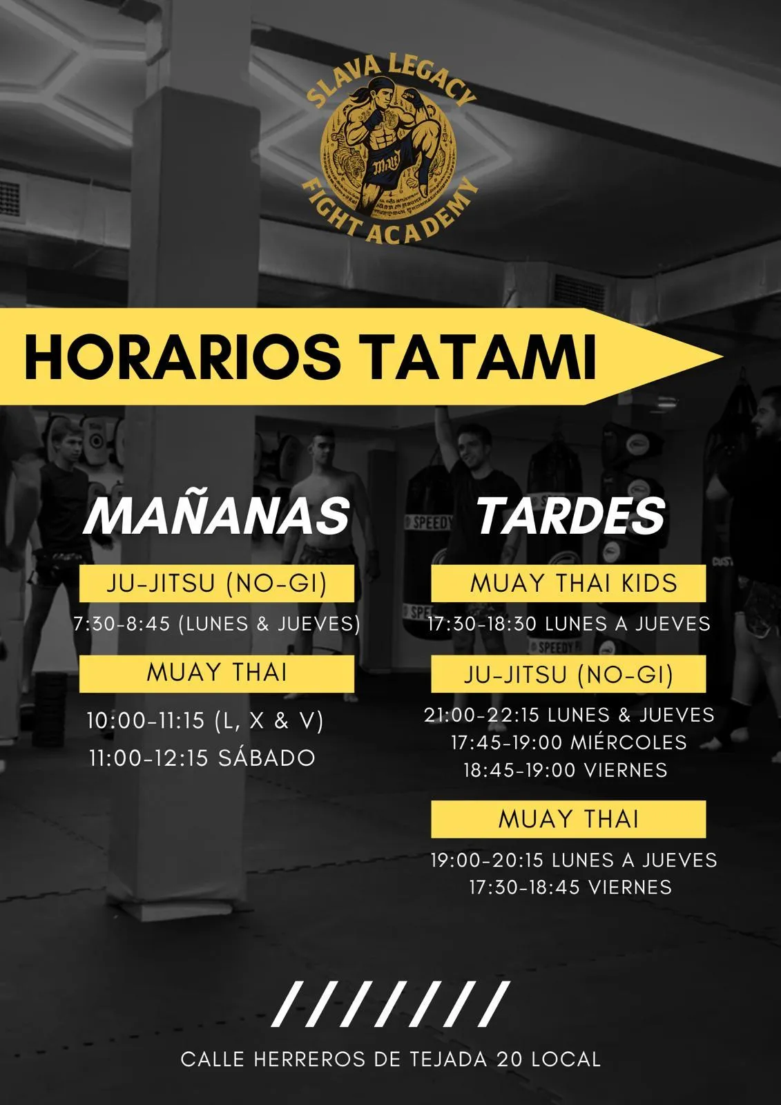 horario artes marciales madrid