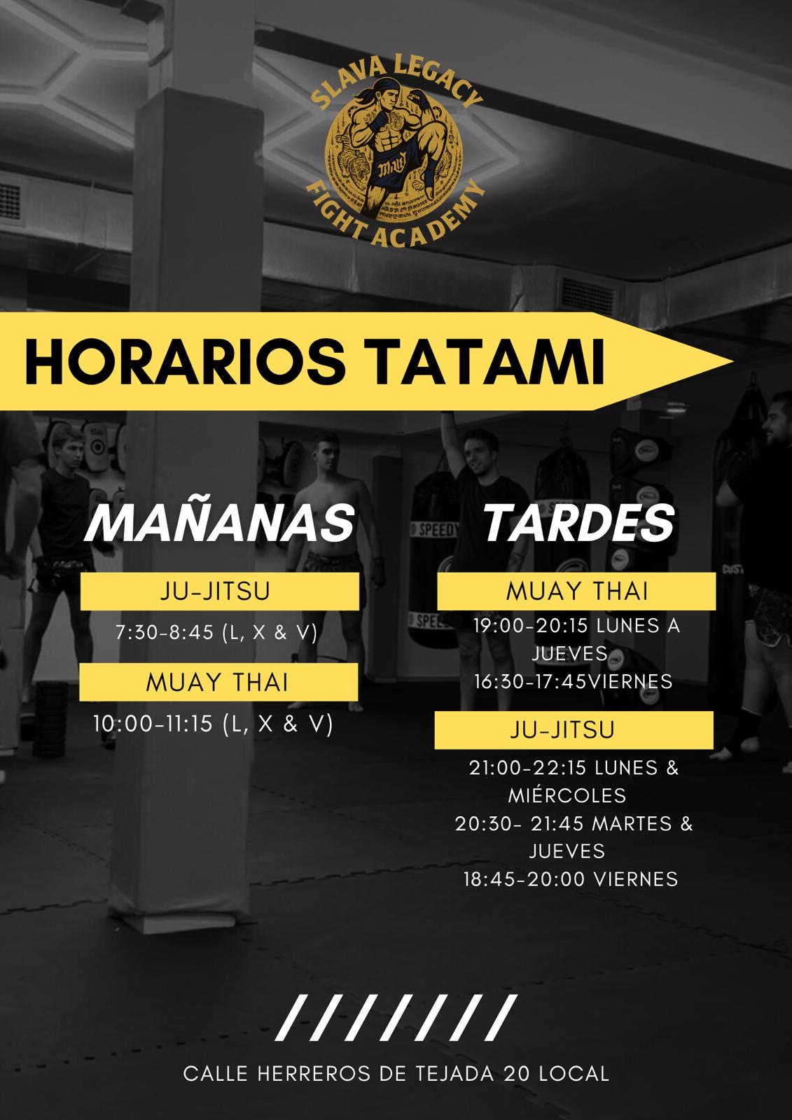 horario artes marciales madrid