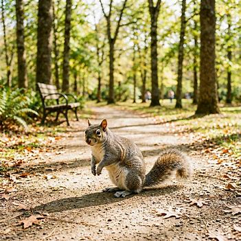 A Squirrel With Absolutely No Agenda