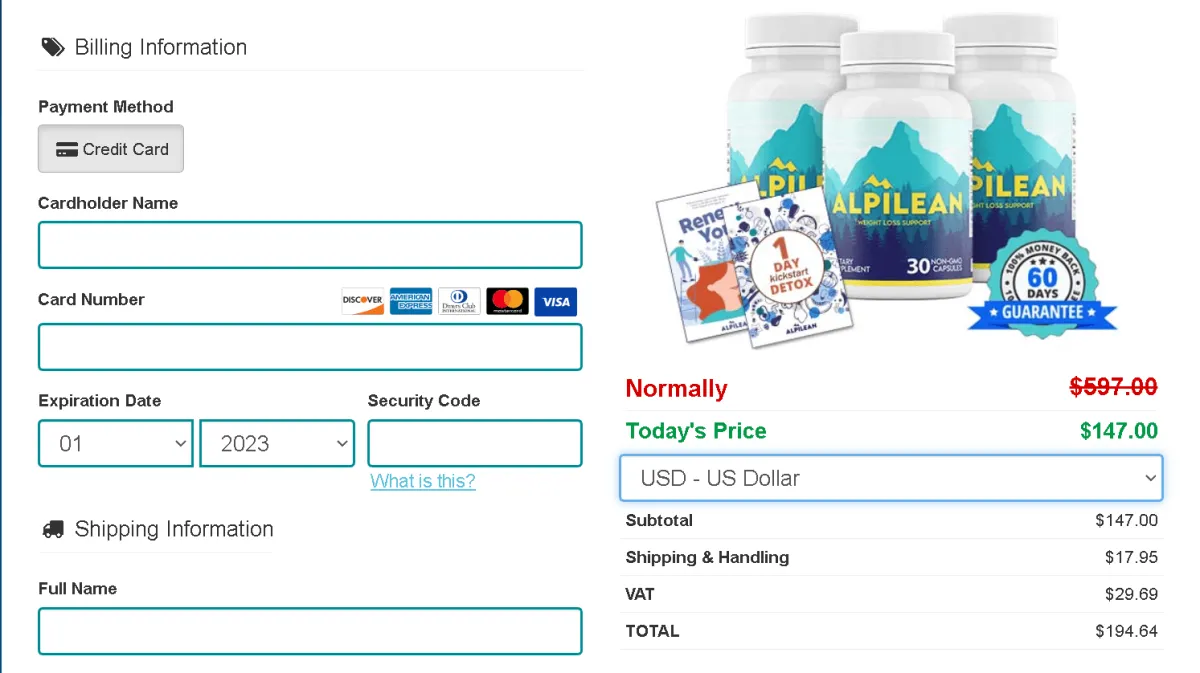 Alpilean Secure Checkout
