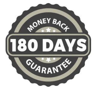 180 days Money back Gurantee