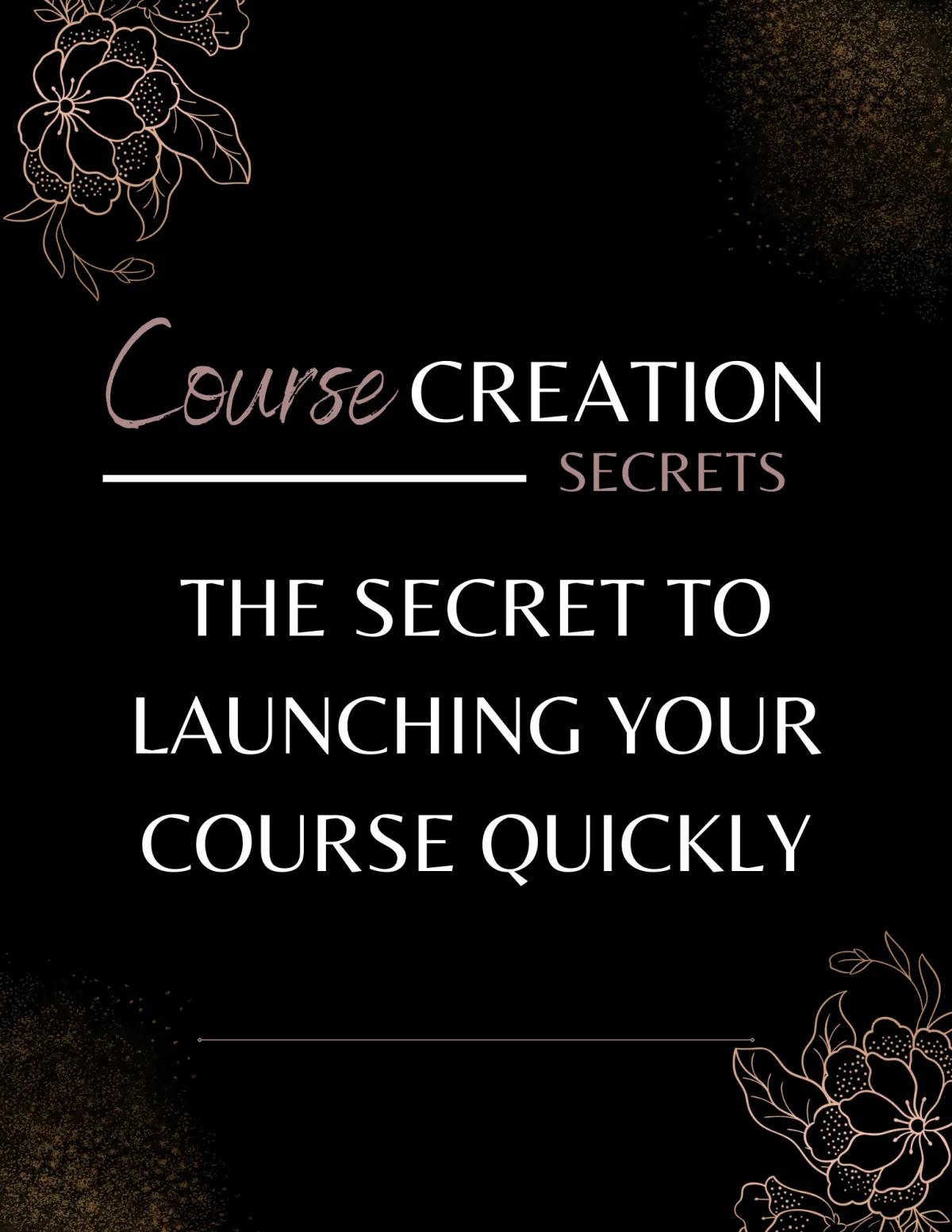 Launch Course Quickly Image