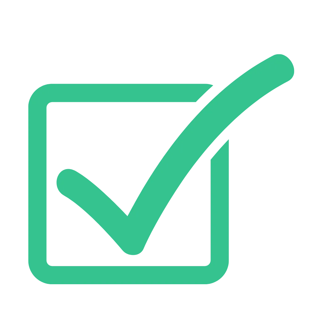 Checkmark icon image for 30-day job search challenge