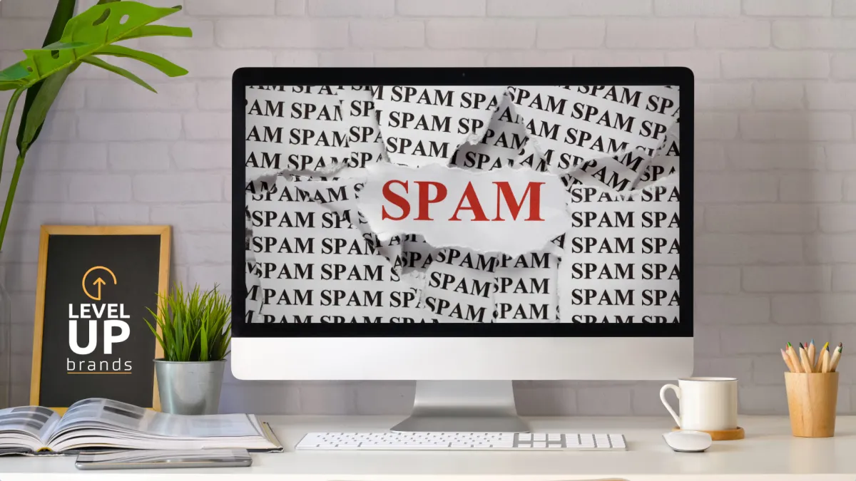 happy sales man on a business call