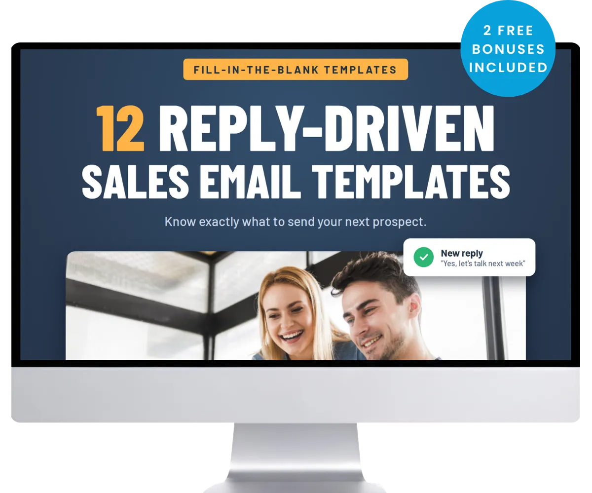 B2B sales team reviewing cold email outreach results and pipeline growth