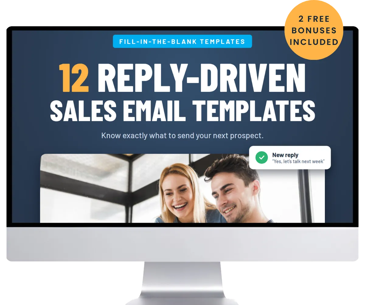 B2B sales team reviewing cold email outreach results and pipeline growth