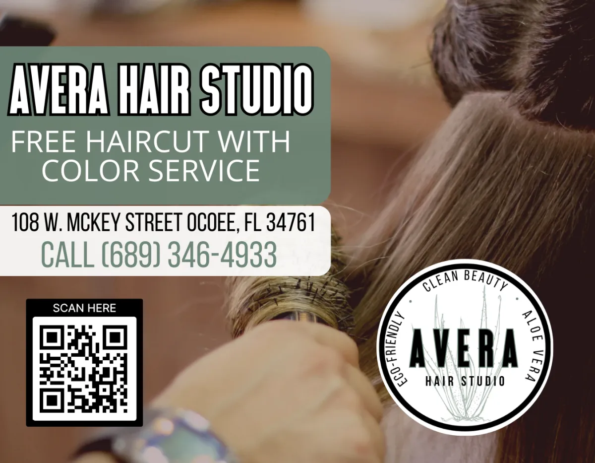 The current salon Special for april is a free hair cut with a color service