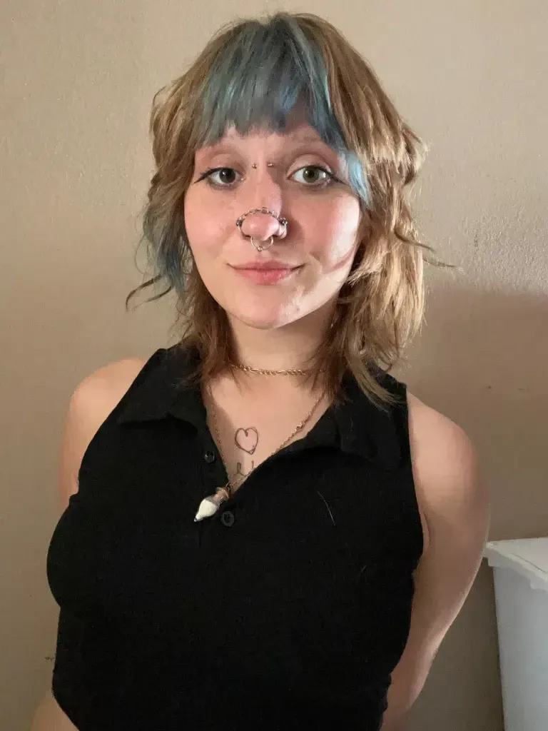head shot of alternative hair stylist Sam tatich