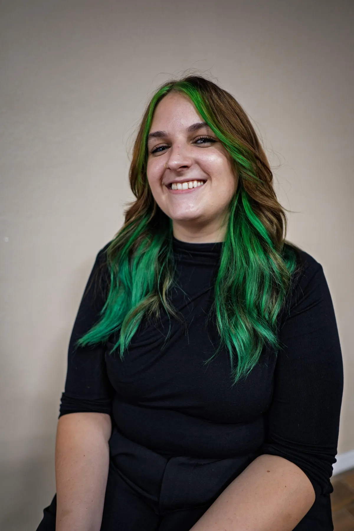 head shot of Emily Keoppen hair stylist 
