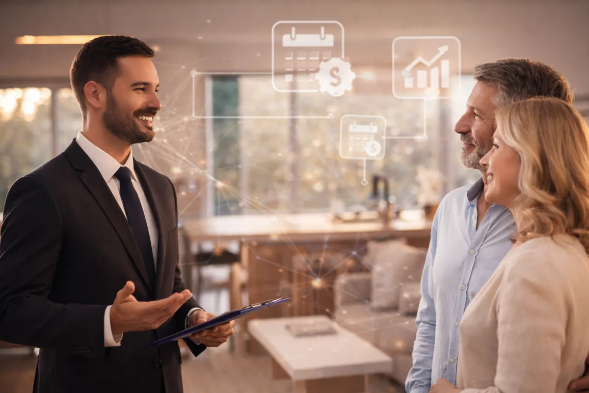 Speaker presenting on stage to an audience