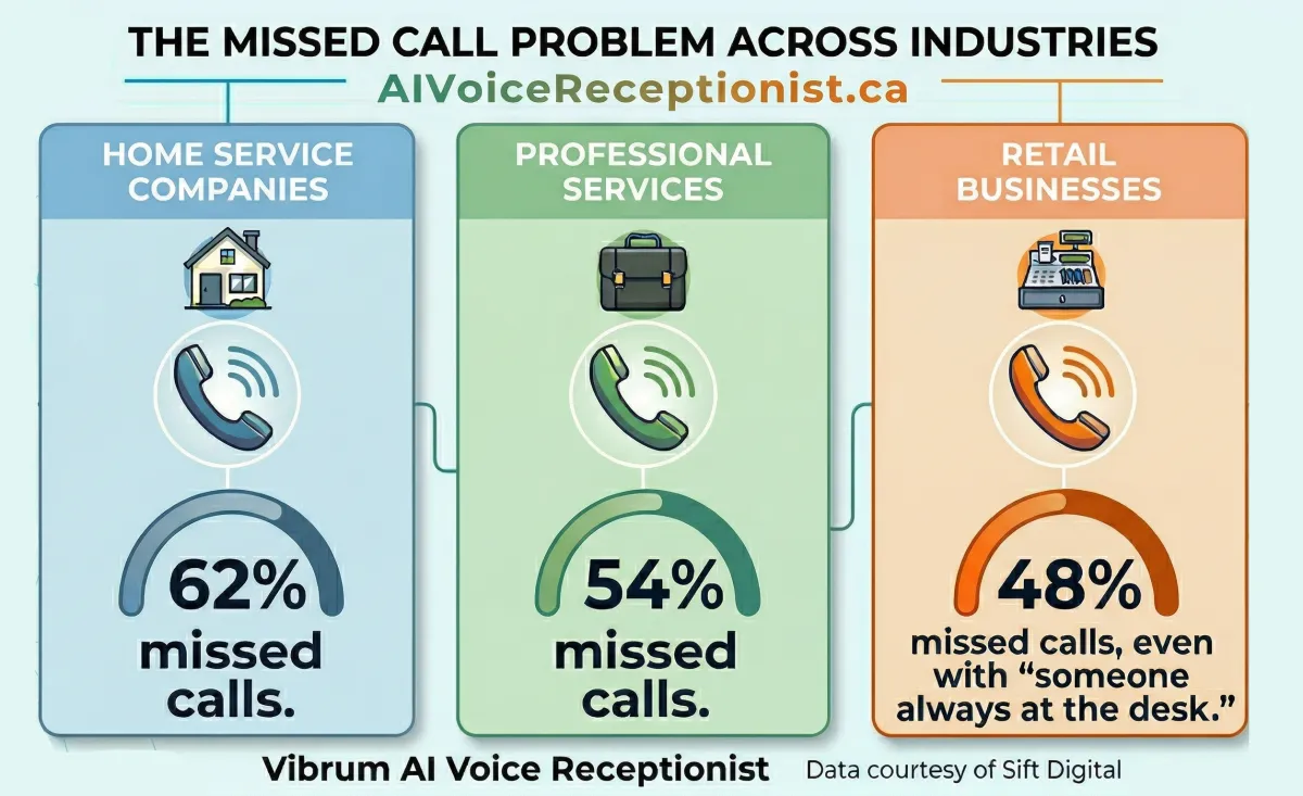 AIVoiceReceptionist.ca - The Missed Call Problem