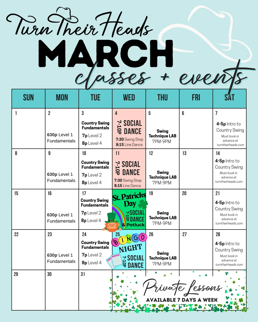 December event schedule