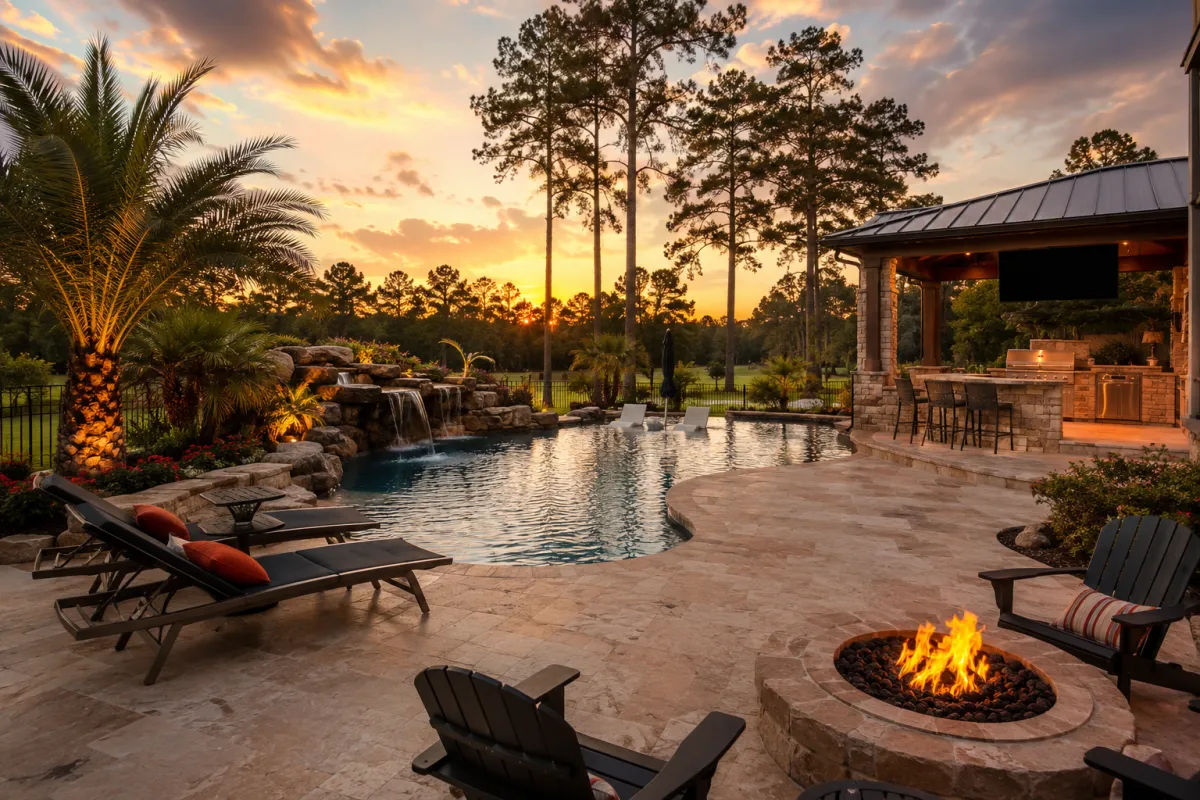 Best poolside landscaping ideas for East Texas homes