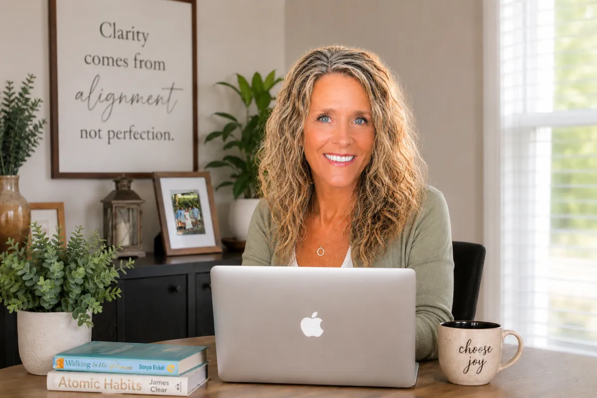 Sonya Eckel Office Laptop Coaching