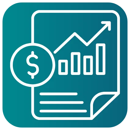 Symbol für Finanzreporting – Umsatz- und Zahlenanalysen automatisieren