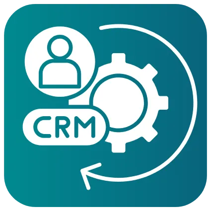 Symbol für CRM und Vertrieb – Leads & Kunden verwalten