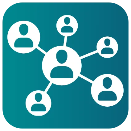 Symbol für Community-Hub – Mitgliederbereiche und Kundengruppen verwalten