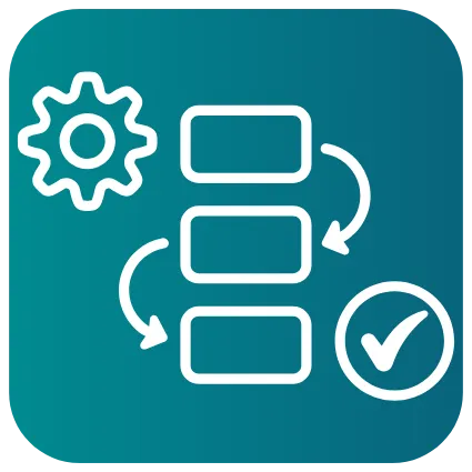 Symbol für Workflows – wiederkehrende Aufgaben automatisieren