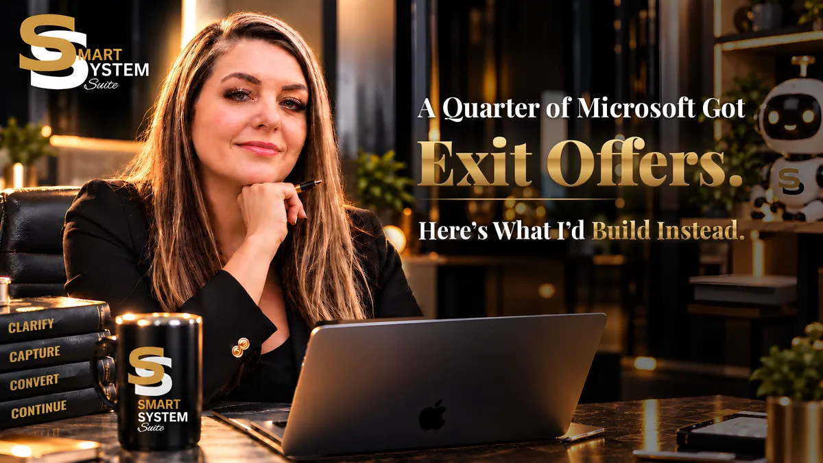A Quarter of Microsoft Just Got Exit Offers. Here's What I'd Build Instead.