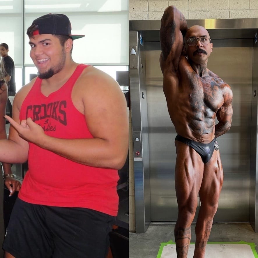 Isaac Miravet’s fitness transformation — before and after photos