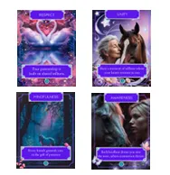 horse connection oracle card digital deck