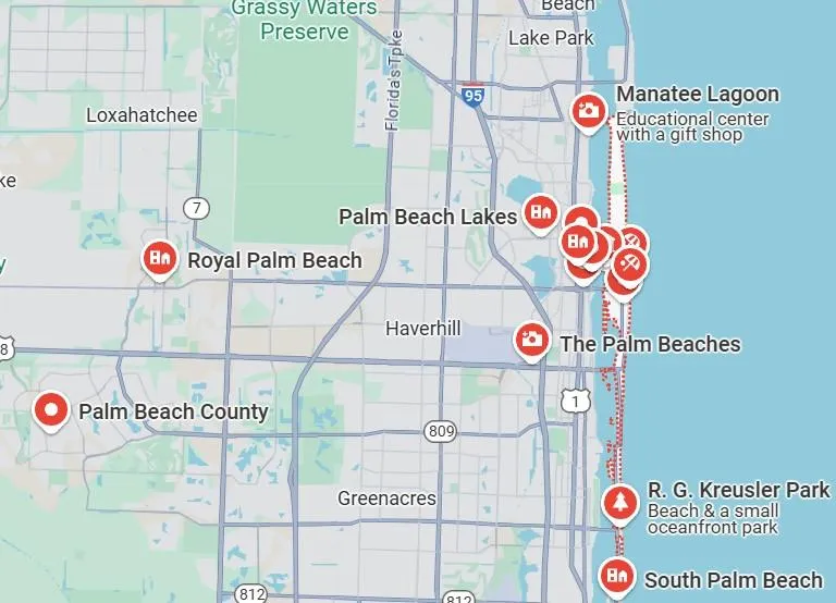 Boynton Beach Map