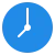 A clock which is showing time