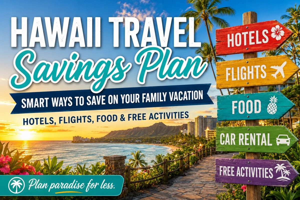 Hawaii Travel Savings Plan: 3 Simple Ways to Save Big on Your Family Vacation