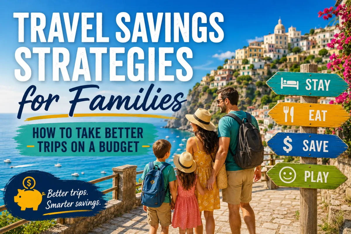 Travel Savings Strategies for Families: How to Take Better Trips on a Budget