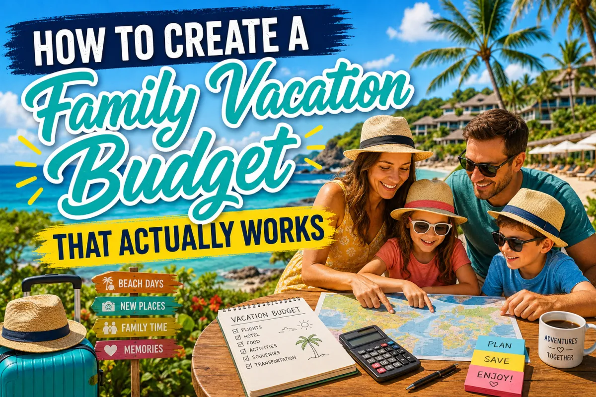 How to Create a Family Vacation Budget That Actually Works