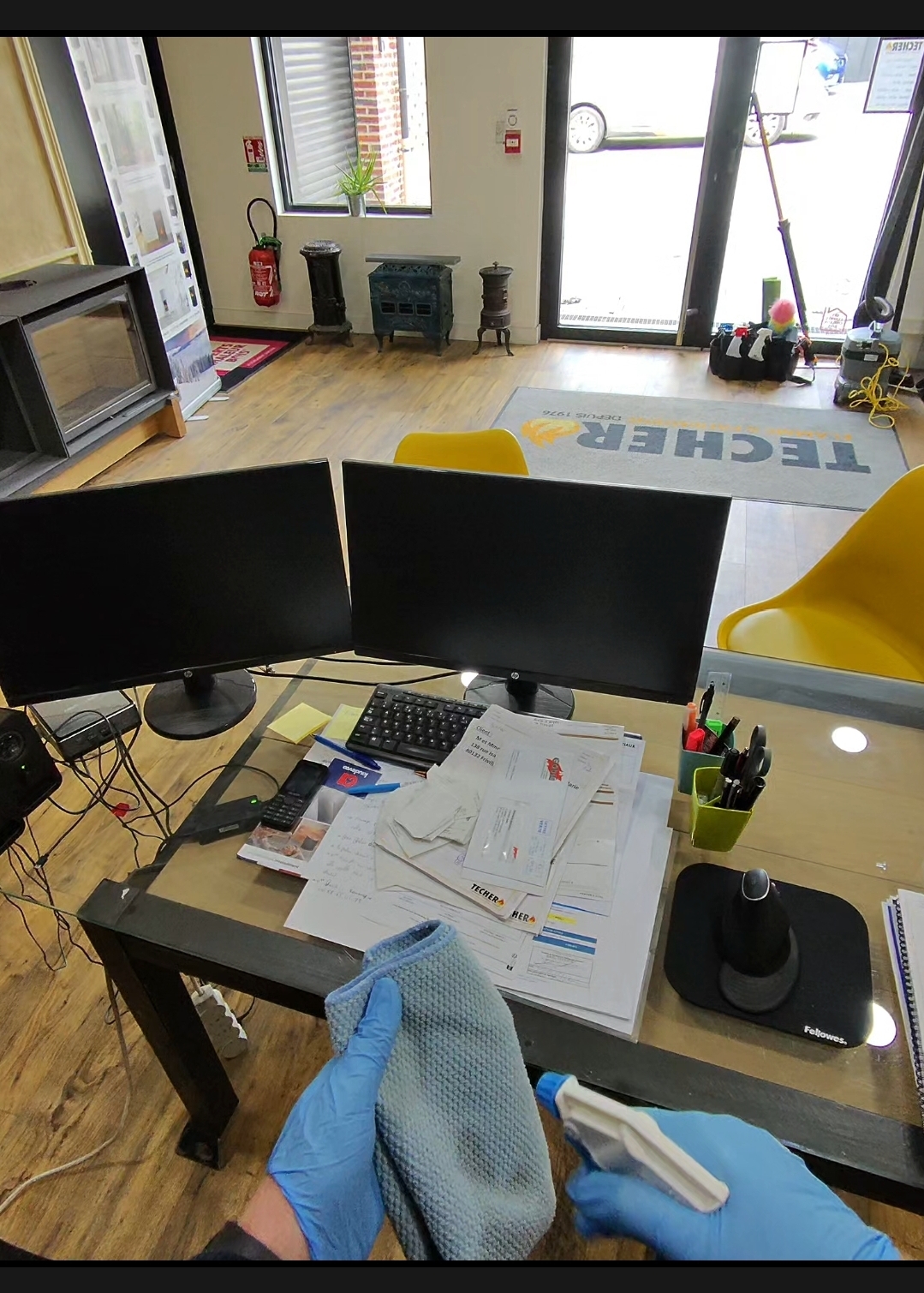 Nettoyage de bureaux