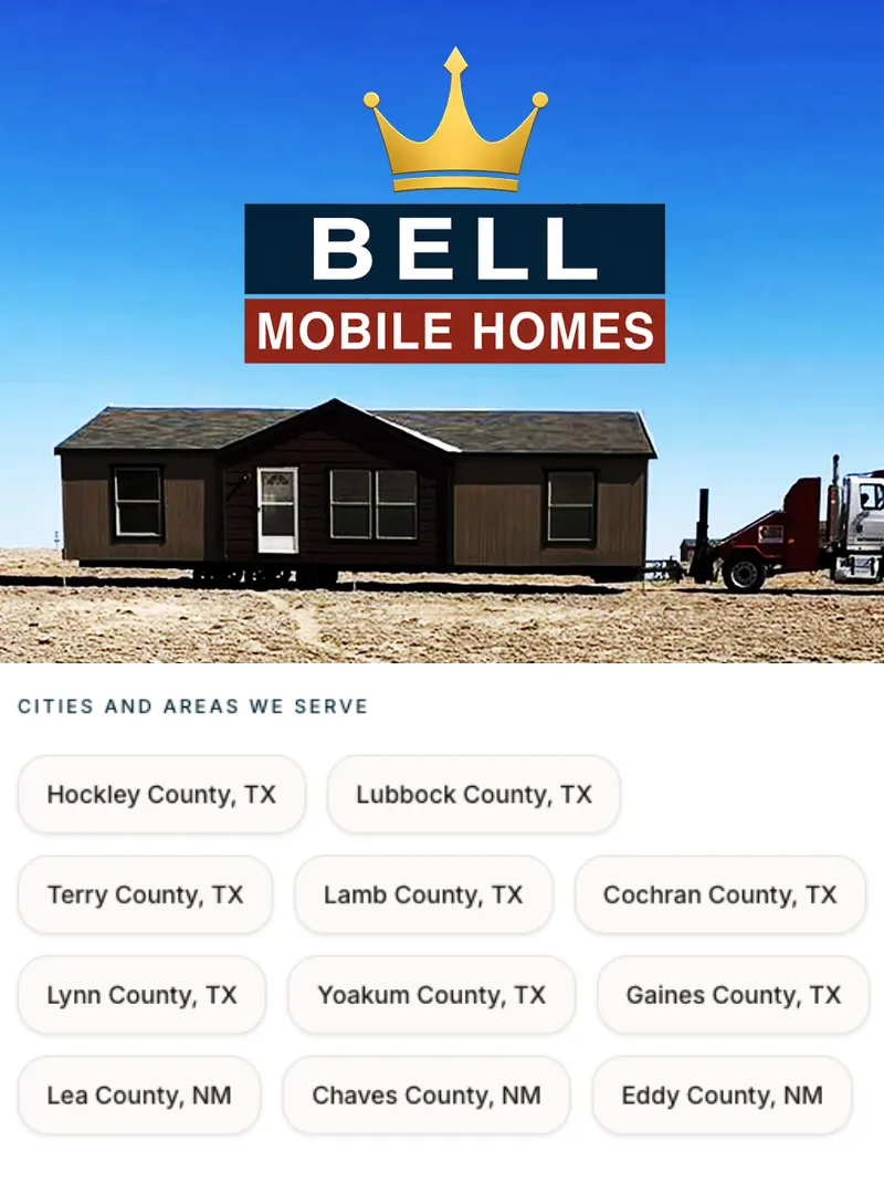 Mobile home delivery across West Texas and Eastern New Mexico