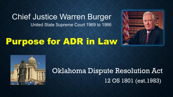 Purpose for ADR in Law