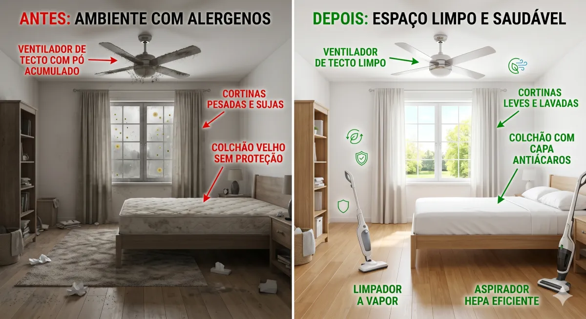Como Preparar a Sua Casa para a Época das Alergias (O Checklist de um Profissional Além da Troca de Filtros)