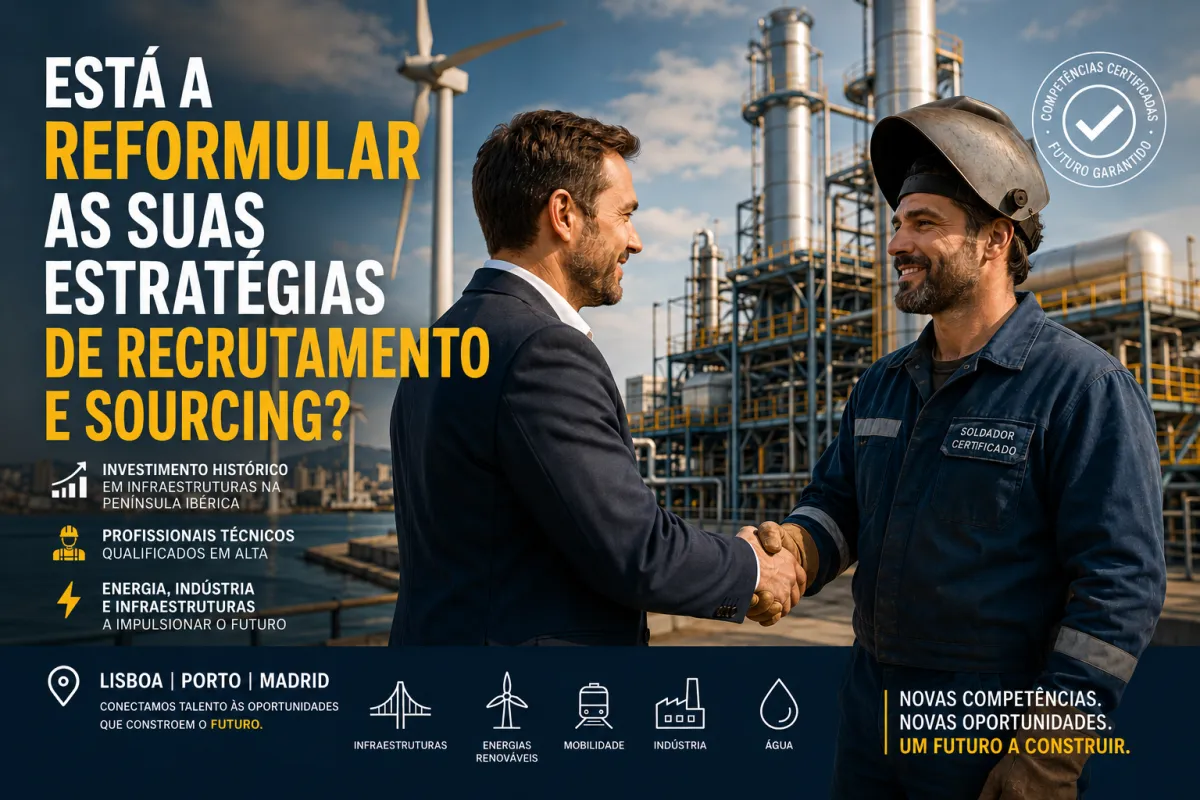 O Paradoxo do "Pouco Contratar, Alta Qualificação": Porque é que a IA Está a Matar Empregos de Escritório Iniciais mas a Criar um Boom para Soldadores