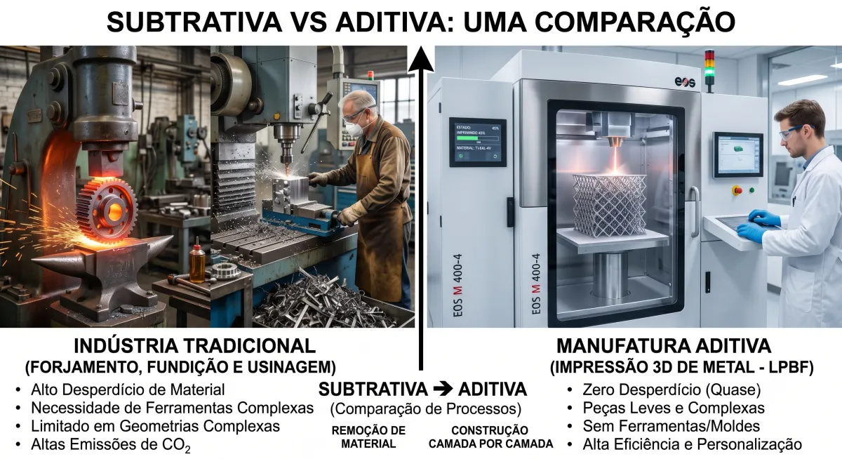 Fabrico Aditivo Metálico Está a Transformar a Metalurgia: Porque as Carreiras em Impressão 3D de Metais Estão a Crescer e Como os Profissionais em Portugal e na União Europeia Podem Beneficiar