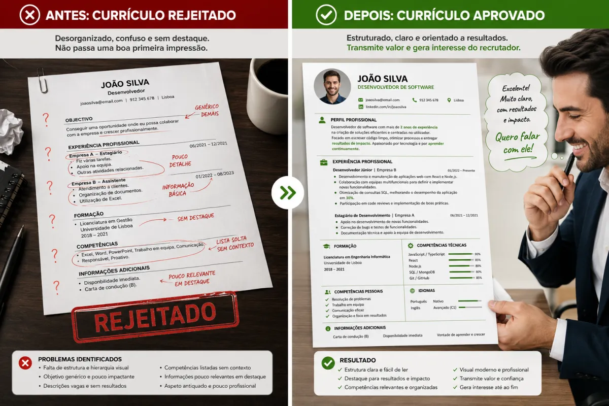 A Correção de 10 Minutos no Currículo que Faz os Recrutadores Lerem Até ao Fim