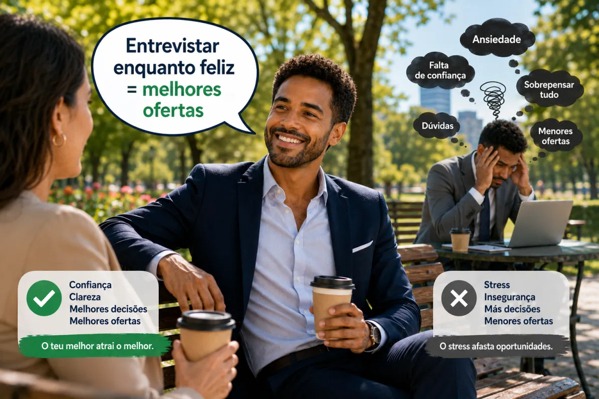 A Melhor Altura para Procurar Emprego é Quando Está Feliz – Eis o Porquê
