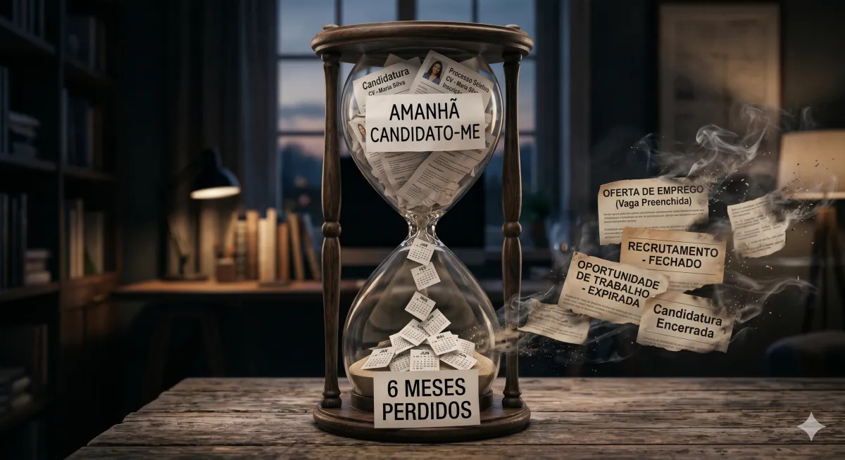A Armadilha do “Candidato-me Amanhã”: Porque é que os Candidatos Perdem 6 Meses com a Procrastinação